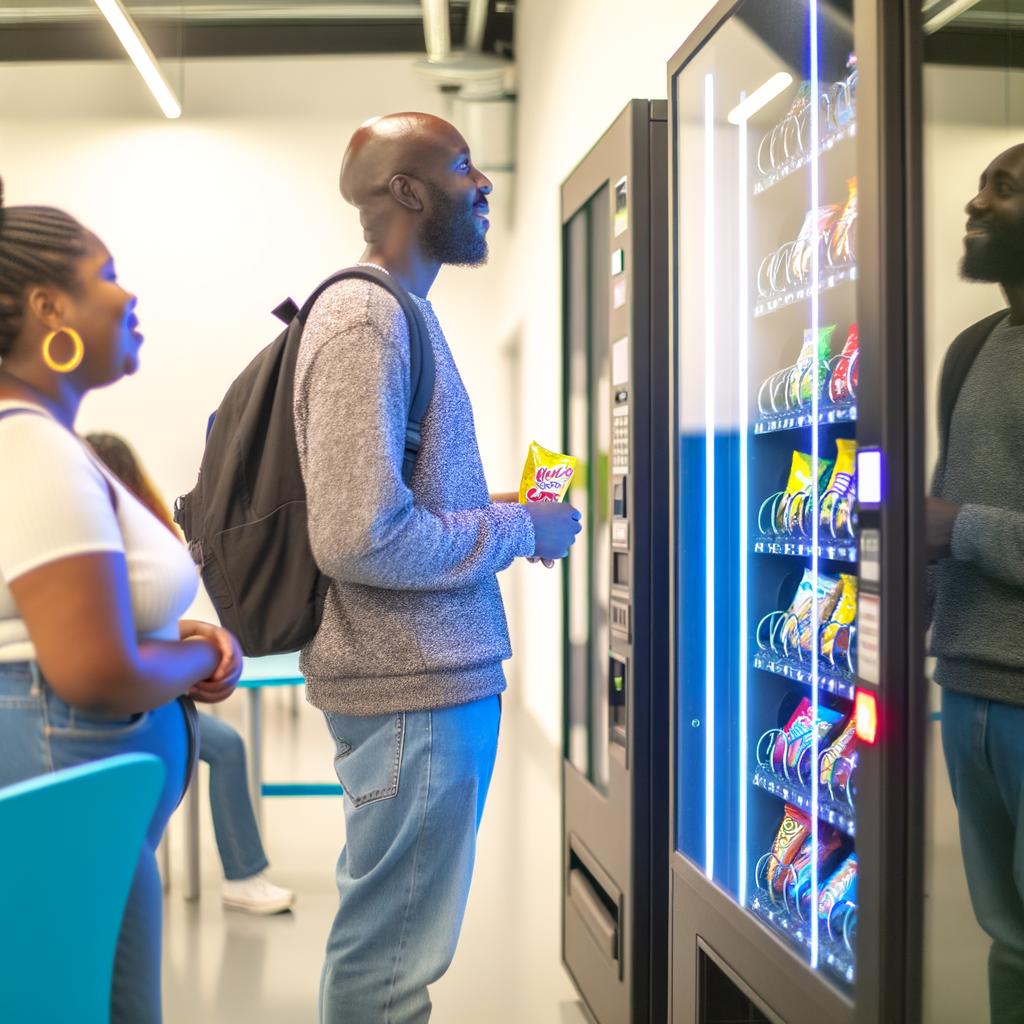 people using a vending machine real life people using a vending machine real life